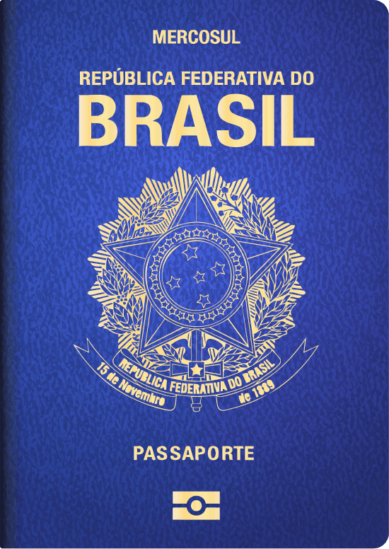 Cover of a Brazilian passport